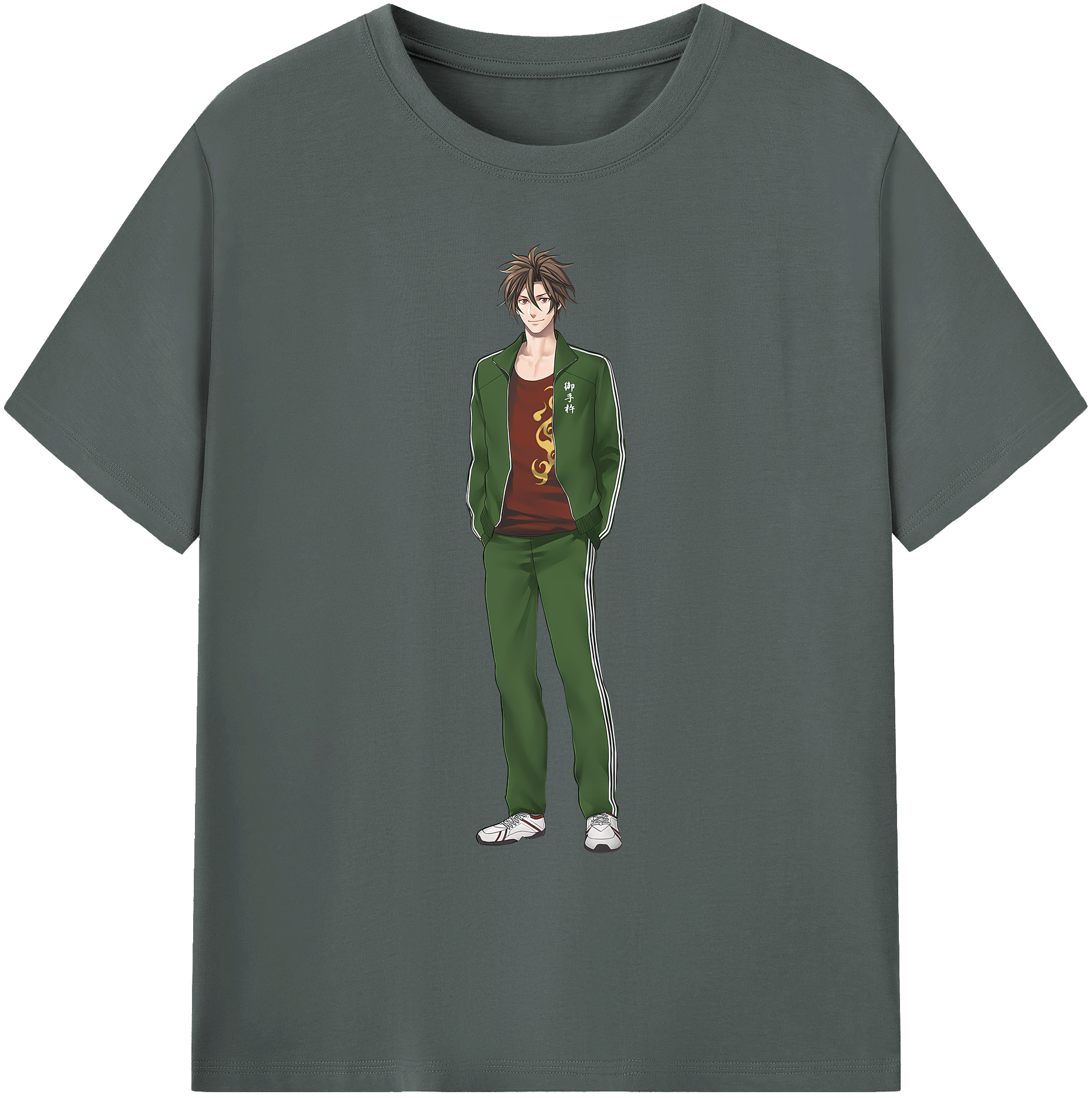 （画像用） 刀剣乱舞 Touken Ranbu 綿100％ メンズ半袖Tシャツ｜肌触りやわらか＆通気性